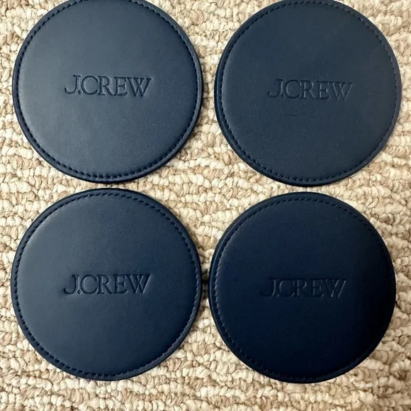 J. Crew leather catchall and coaster set - Picture 3 of 8